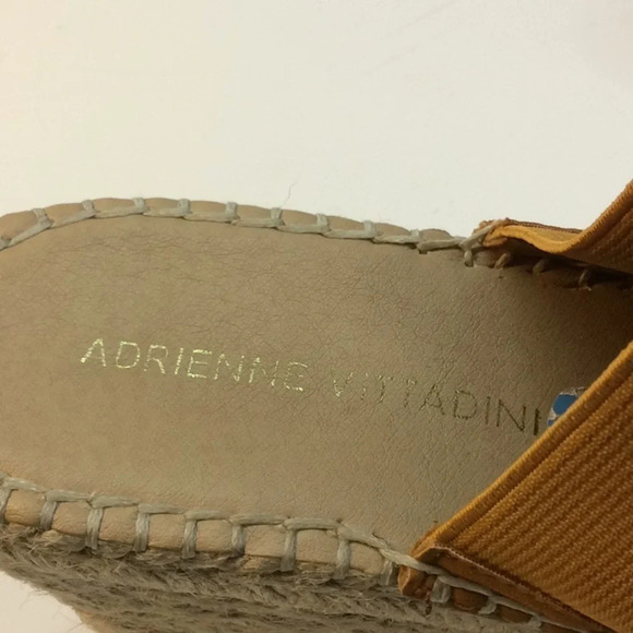 Adrienne Vittadini Rust Suede Espadrille Wedge - Picture 10 of 11